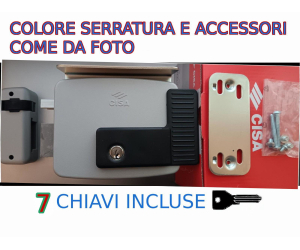 elettroserrature con copie chiavi 11721-70-2