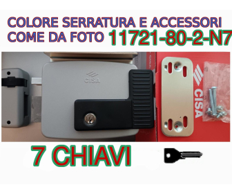 elettroserrature cisa e accessori 11721-80-2