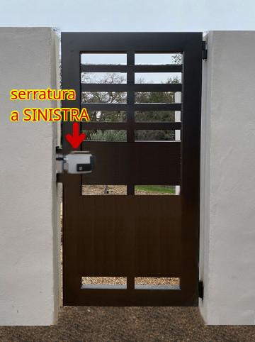 cisa serratura elettrica sinistra per cancelli ferro